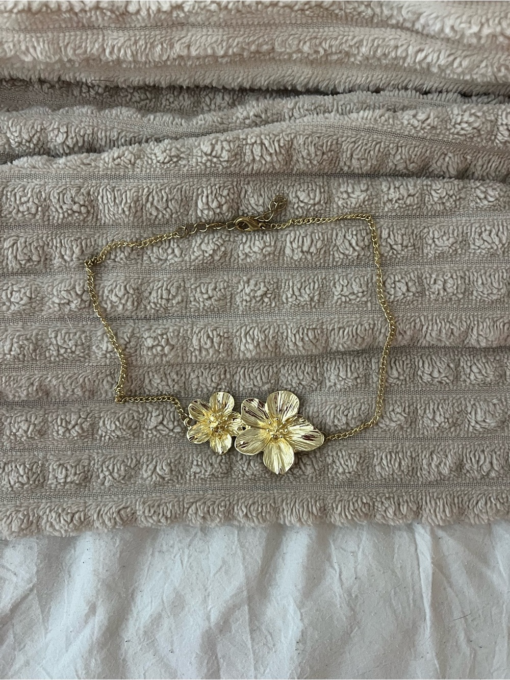 Gold Flower Necklace